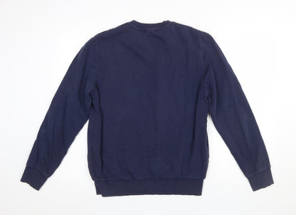 Mens UK Size S True Religion Blue Pullover Sweatshirt