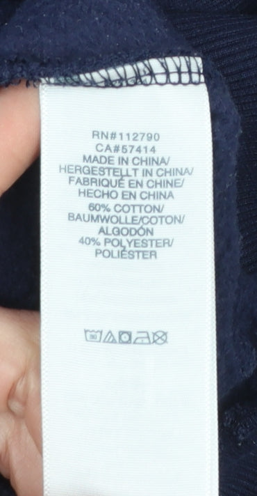 Mens UK Size S True Religion Blue Pullover Sweatshirt