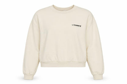 Womens UK Size L H&M Beige Pullover Sweatshirt