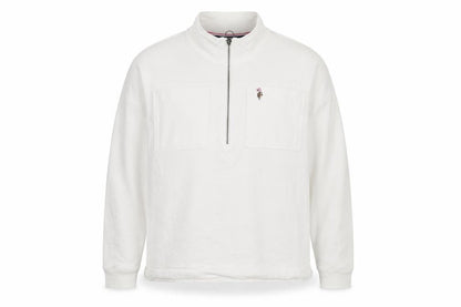 Womens UK Size 14 U.S. Polo Assn. White Pullover Sweatshirt