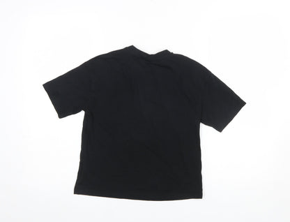 Girls UK Size 12-13 Years Juicy Couture Black Basic Pullover T-Shirt