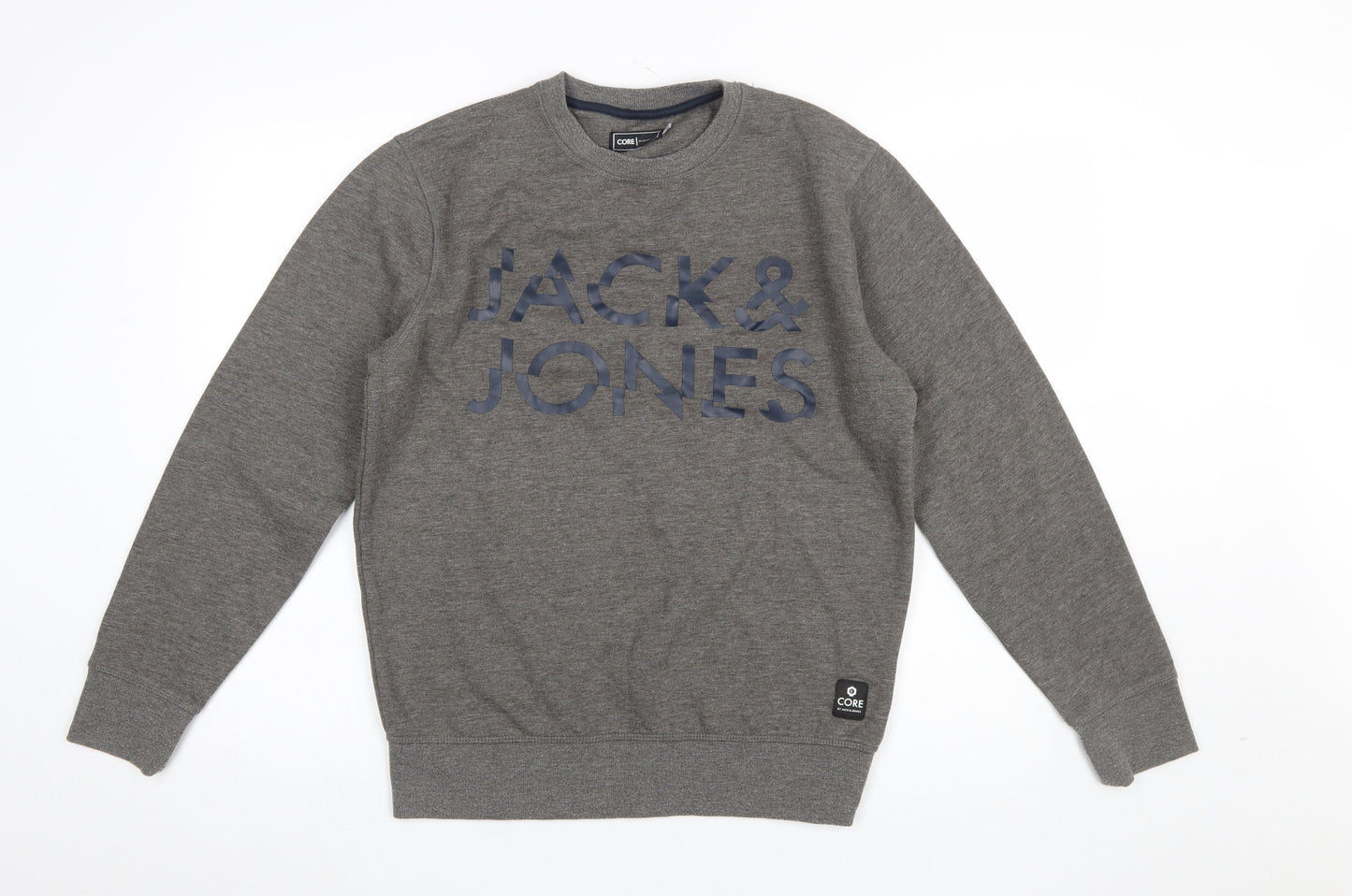 Mens UK Size M JACK & JONES Grey Pullover Sweatshirt