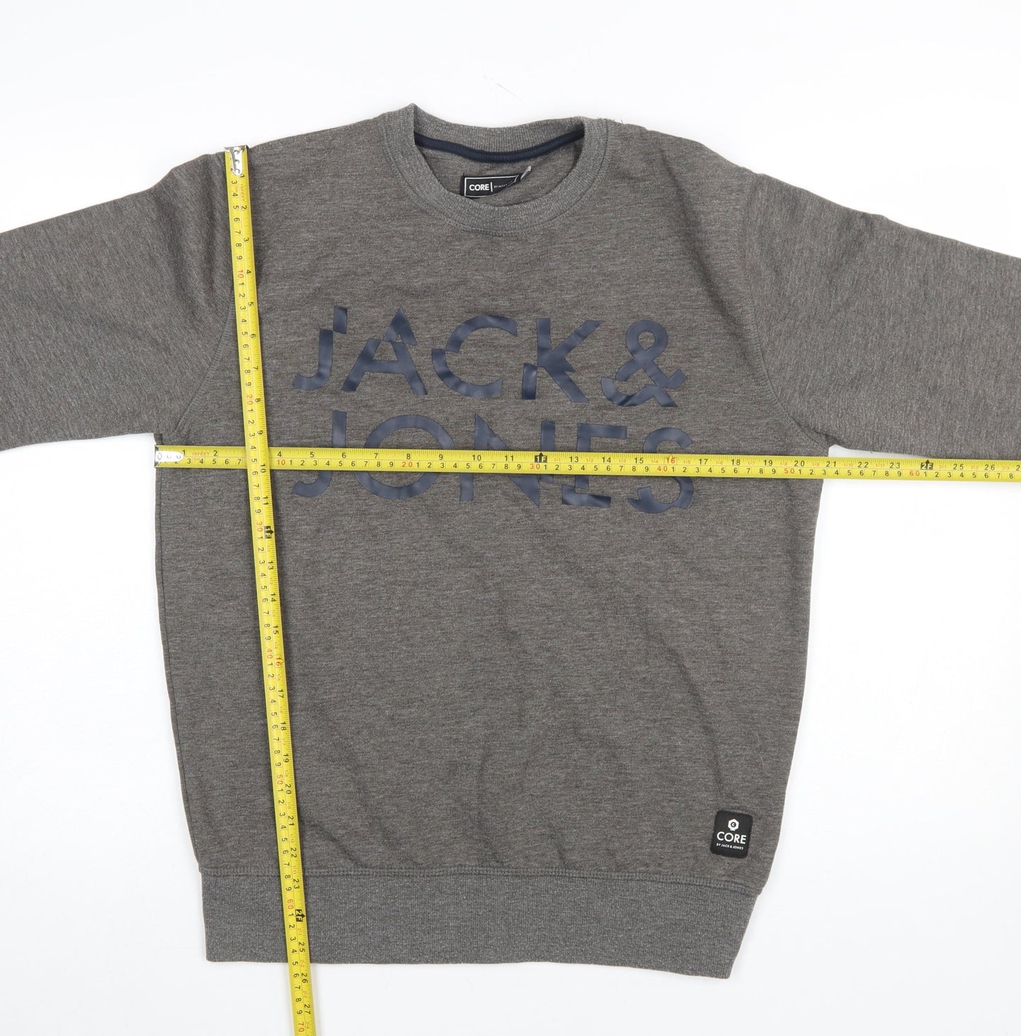 Mens UK Size M JACK & JONES Grey Pullover Sweatshirt