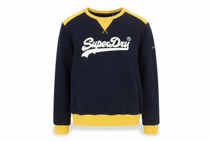 Womens UK Size 14 Superdry Blue Pullover Sweatshirt