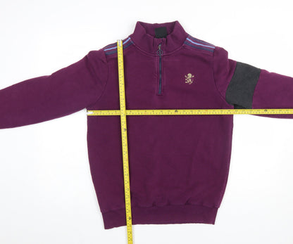 Mens UK Size S Avec Purple Pullover Sweatshirt