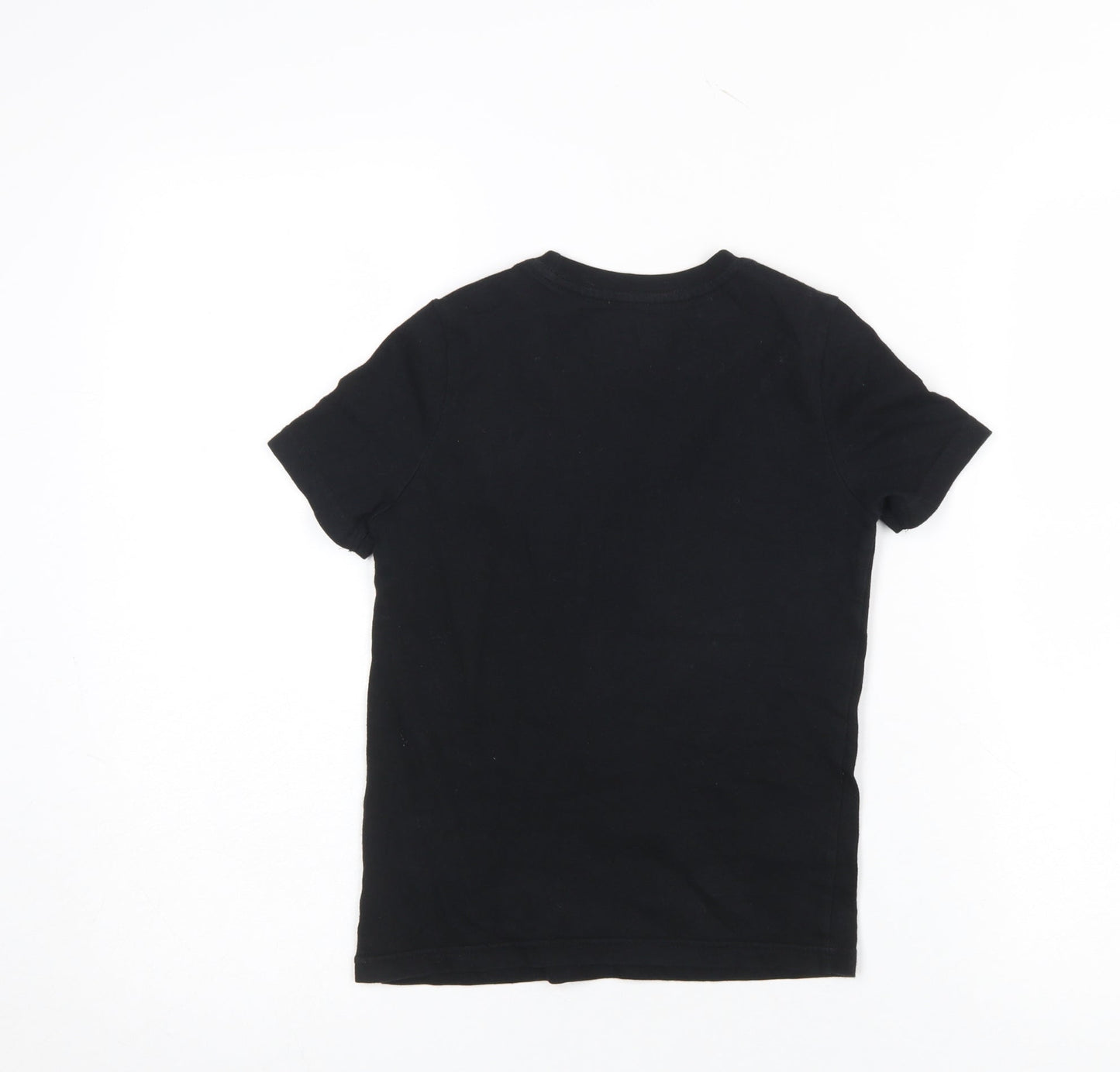 Girls UK Size 5-6 Years Mojang Black Basic T-Shirt