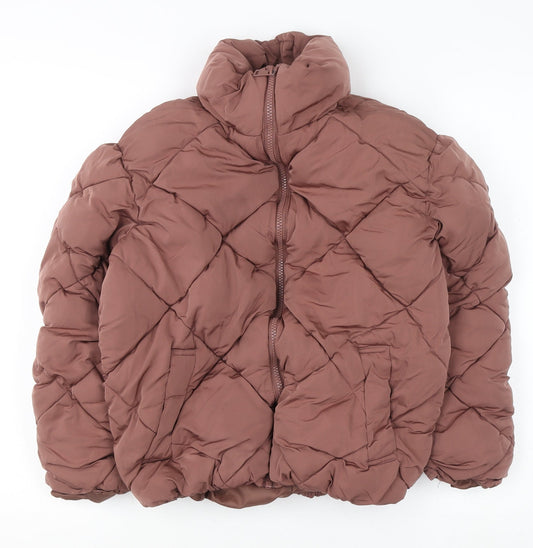 Girls UK Size 8 Years New Look Brown Puffer Jacket