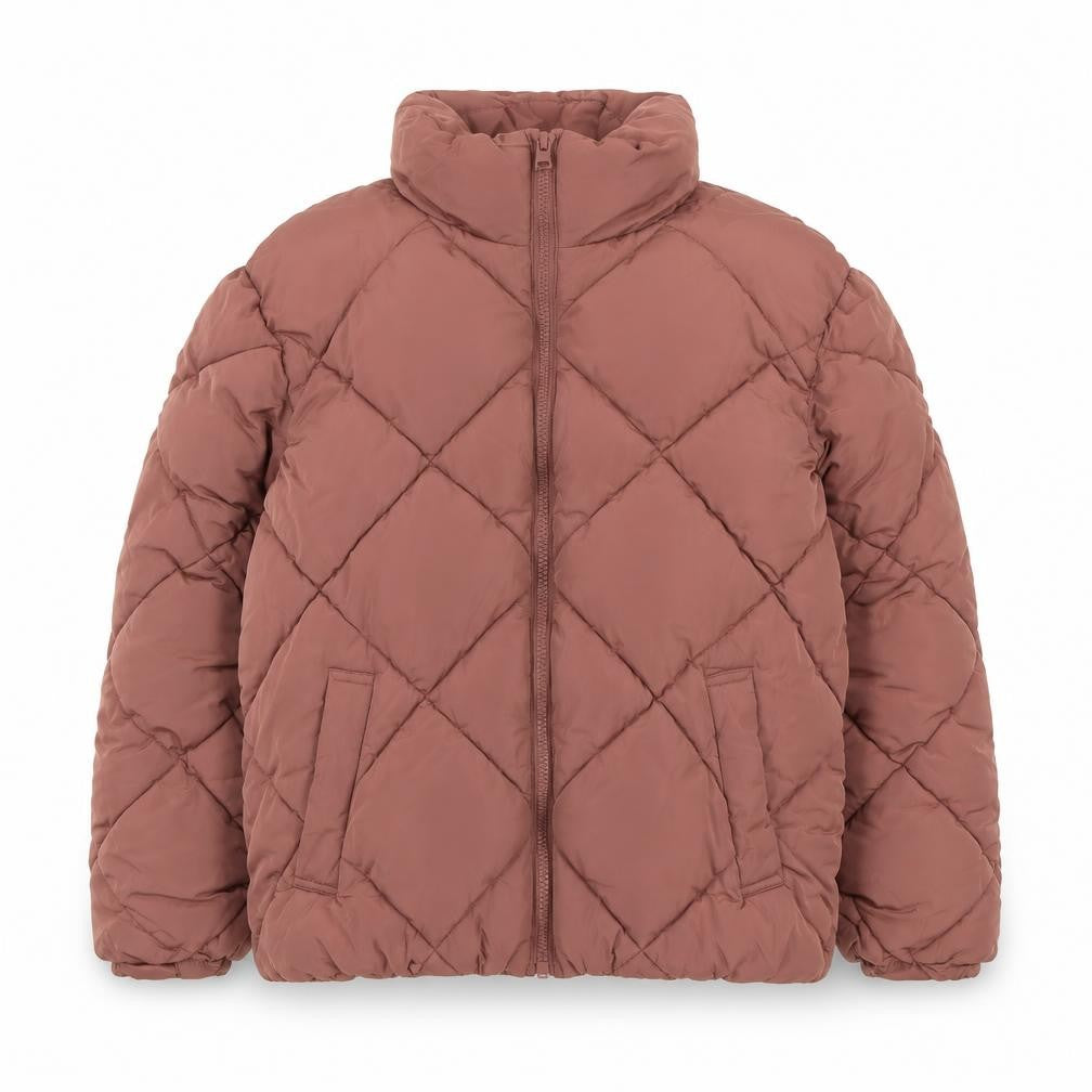 Girls UK Size 8 Years New Look Brown Puffer Jacket
