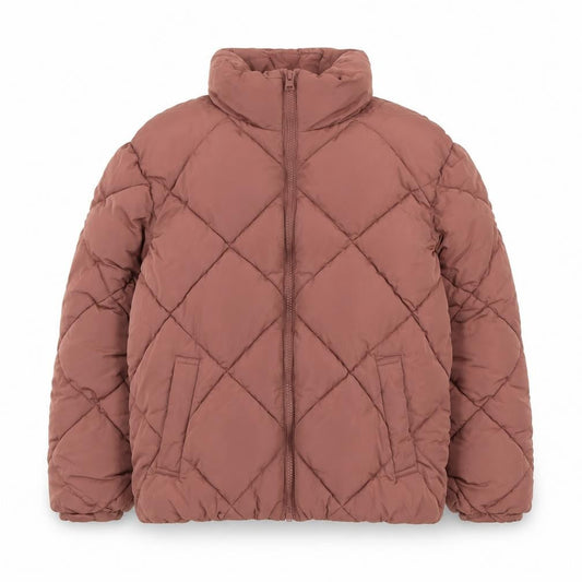Girls UK Size 8 Years New Look Brown Puffer Jacket