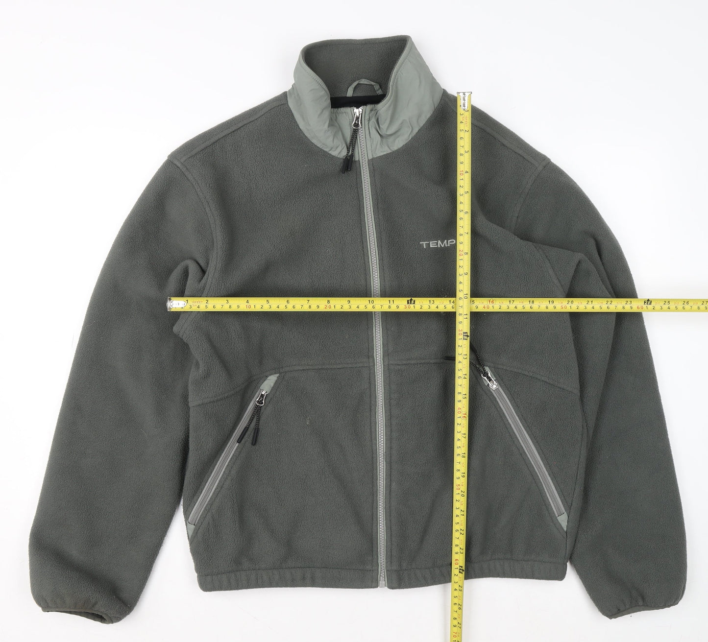 Mens UK Size M TEMP Grey Basic Jacket