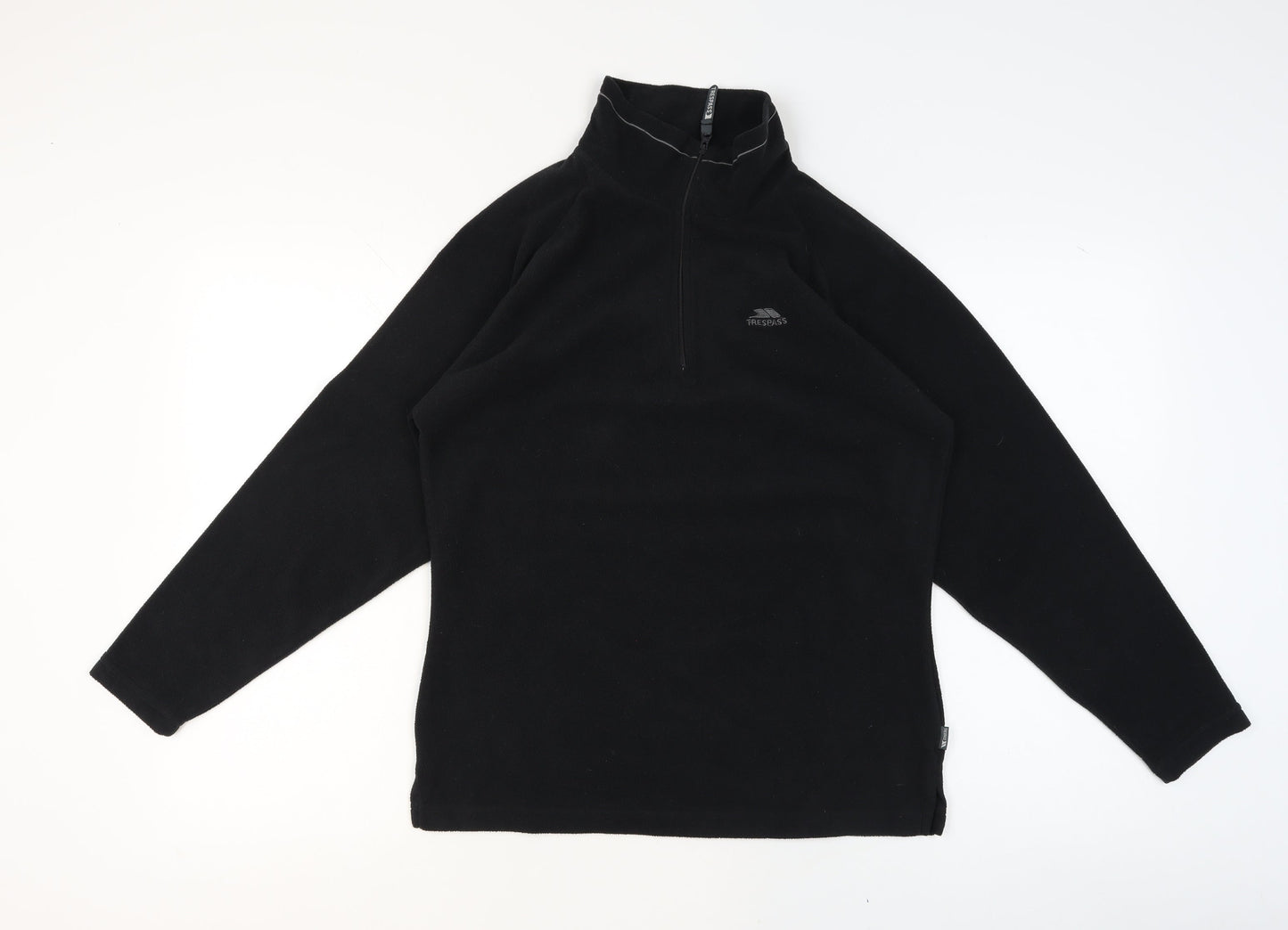 Mens UK Size L Trespass Black Pullover Sweatshirt