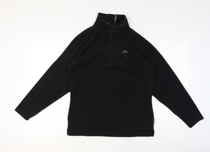 Mens UK Size L Trespass Black Pullover Sweatshirt