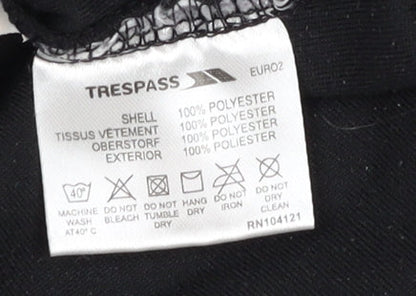 Mens UK Size L Trespass Black Pullover Sweatshirt