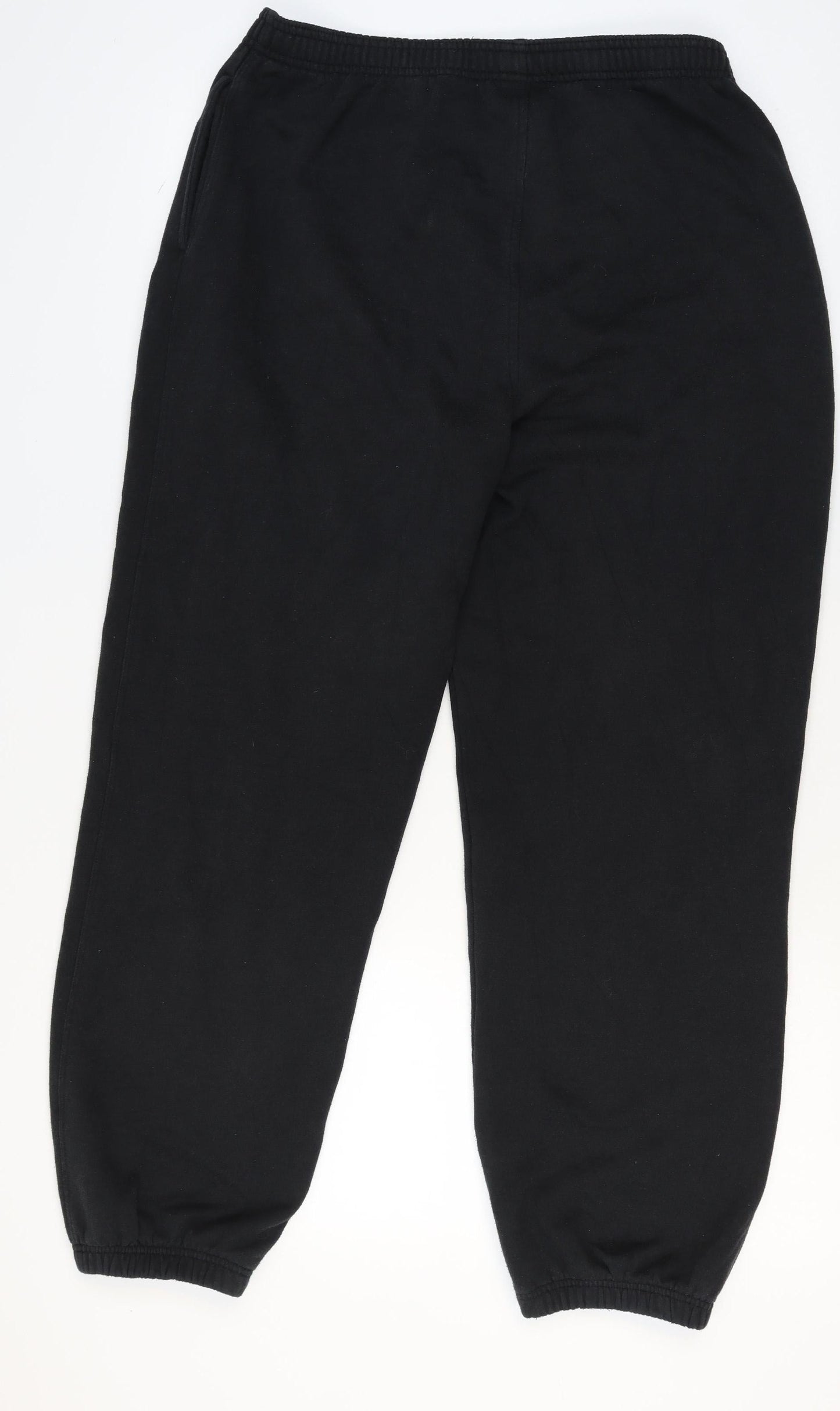 Mens UK Size L Reebok Regular Fit Sweatpants Black Trousers