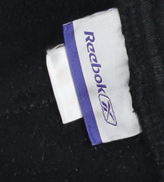 Mens UK Size L Reebok Regular Fit Sweatpants Black Trousers
