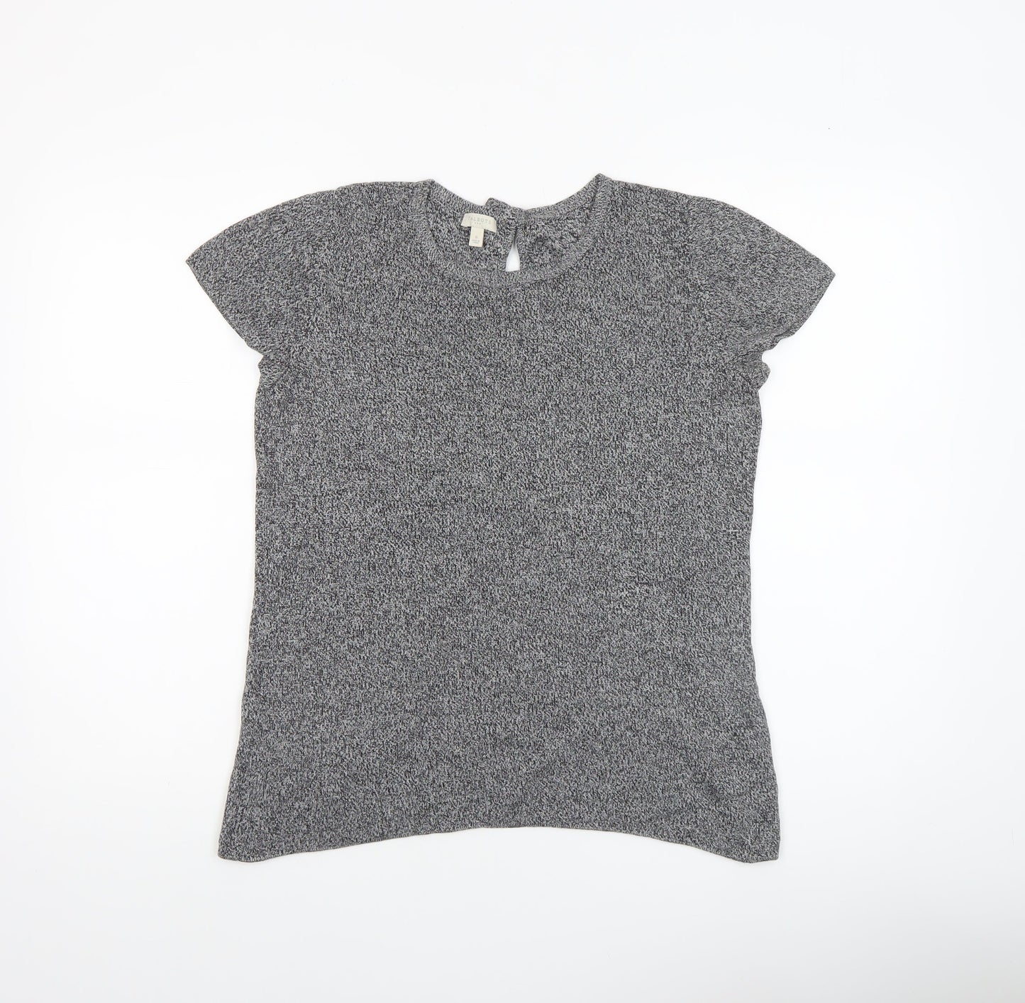 Womens UK Size S Talbots Grey Jersey T-Shirt