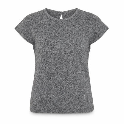 Womens UK Size S Talbots Grey Jersey T-Shirt