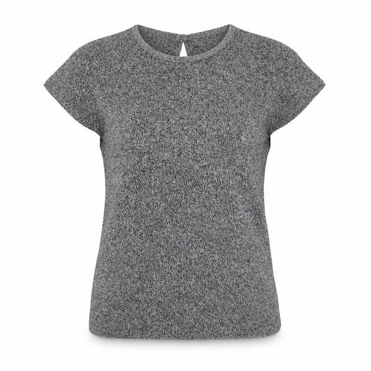 Womens UK Size S Talbots Grey Jersey T-Shirt