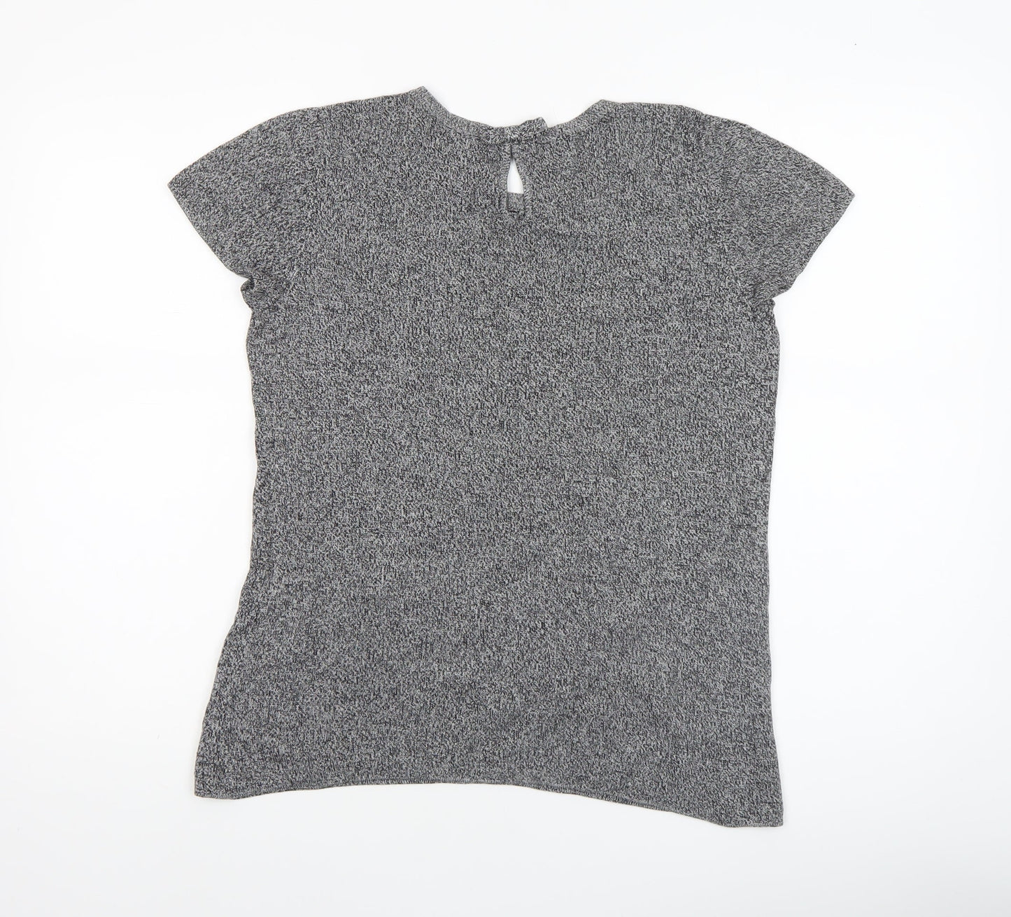 Womens UK Size S Talbots Grey Jersey T-Shirt