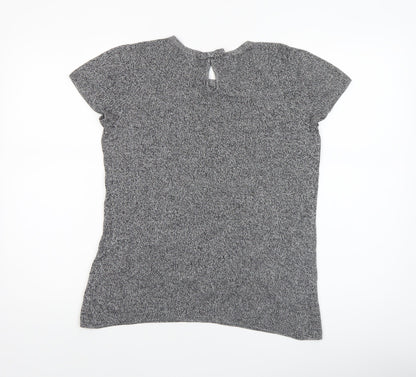 Womens UK Size S Talbots Grey Jersey T-Shirt