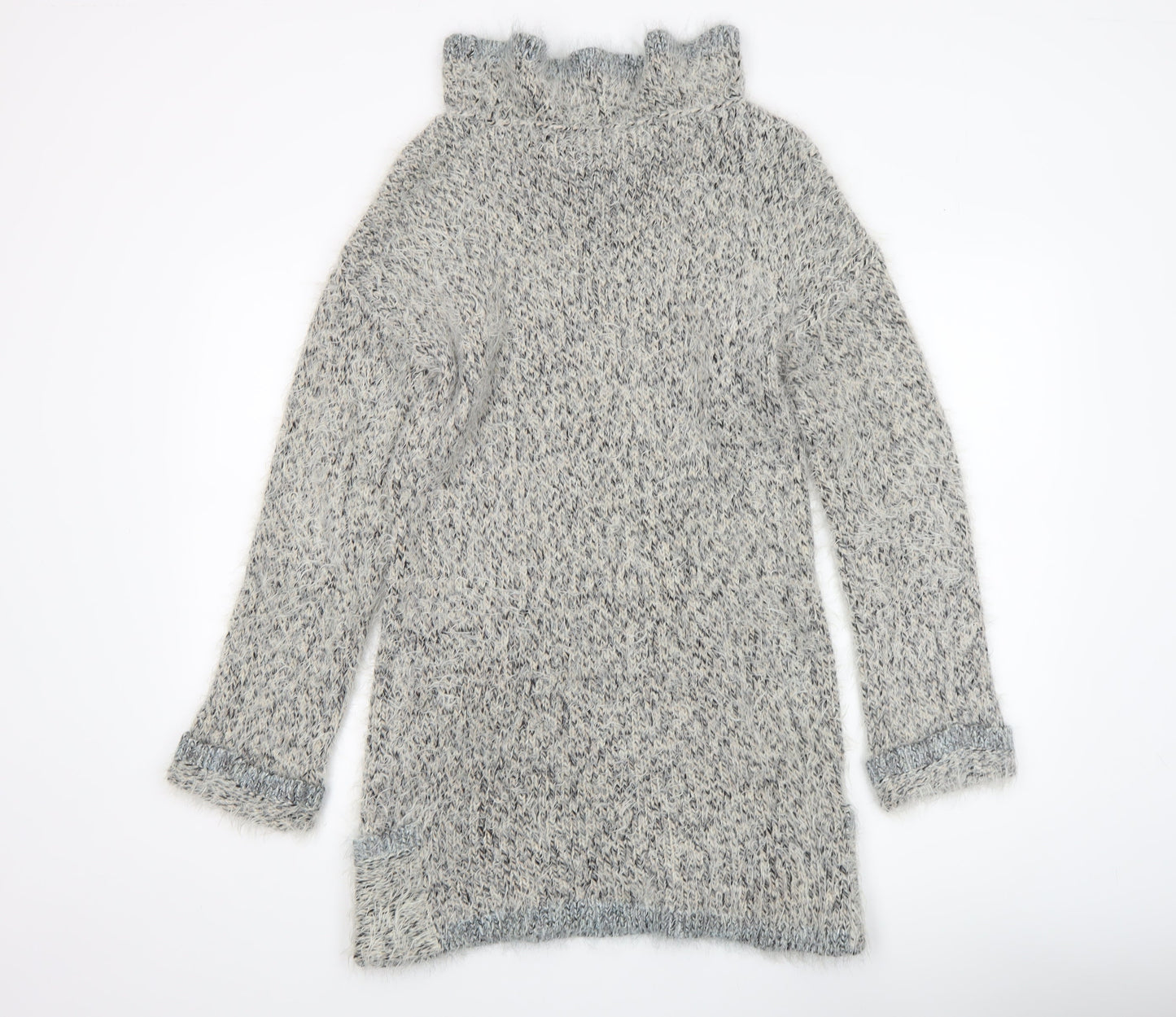Womens UK Size M Marks and Spencer Grey Pullover Jumper