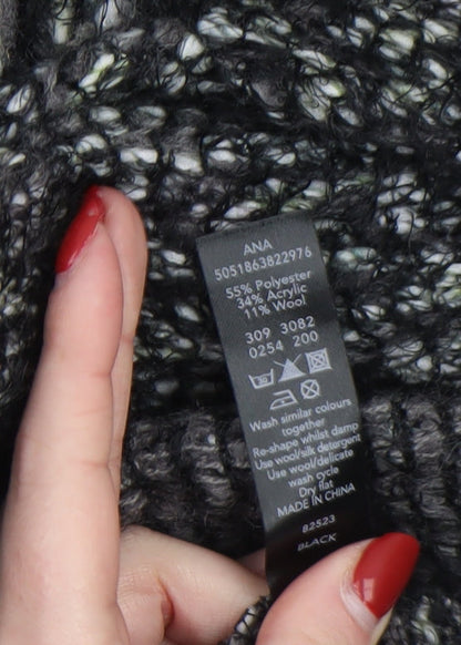 Womens UK Size 14 George Black Pullover Jumper