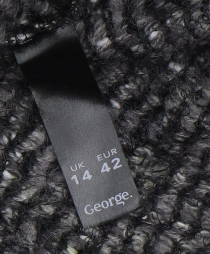 Womens UK Size 14 George Black Pullover Jumper