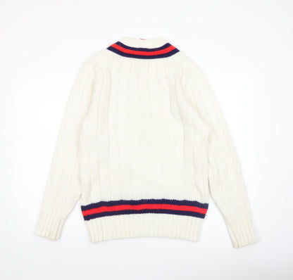 Womens UK Size 6 Bryan Ivory Pullover Jumper