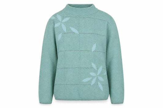 Womens UK Size M Elizabeth Scott Green Pullover Jumper