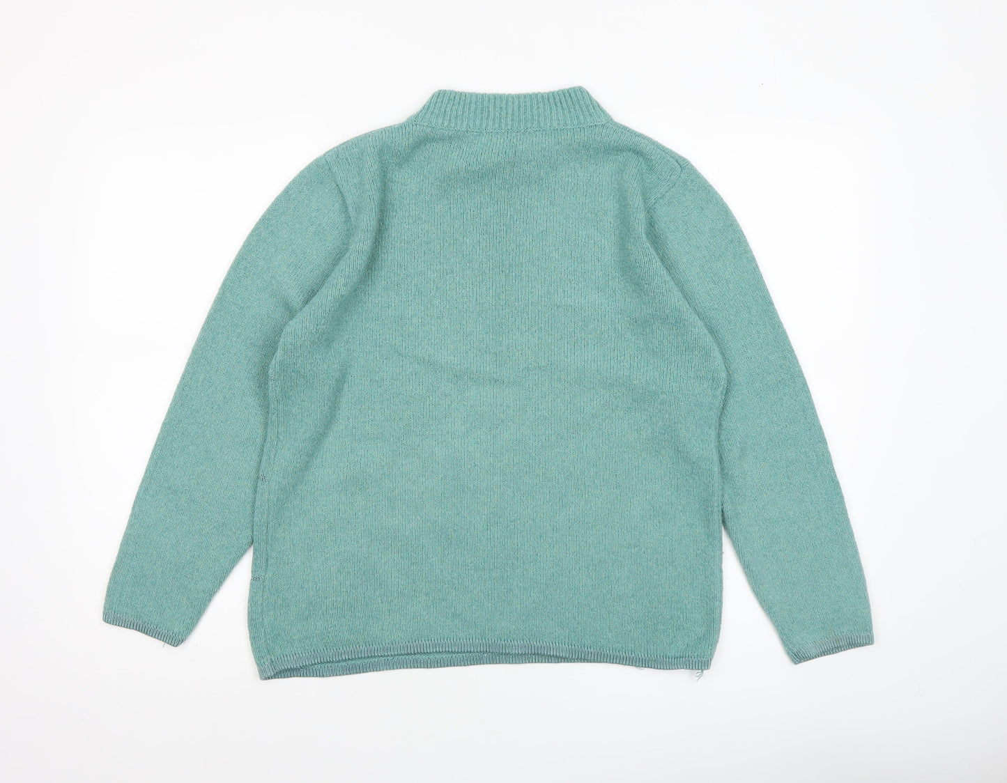 Womens UK Size M Elizabeth Scott Green Pullover Jumper