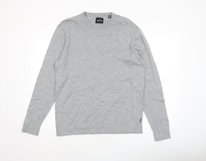 Mens UK Size L ONLY & SONS Grey Pullover Jumper