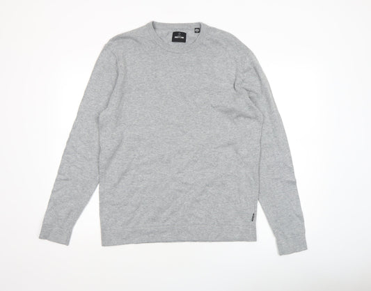Mens UK Size L ONLY & SONS Grey Pullover Jumper