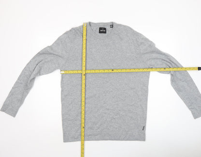 Mens UK Size L ONLY & SONS Grey Pullover Jumper