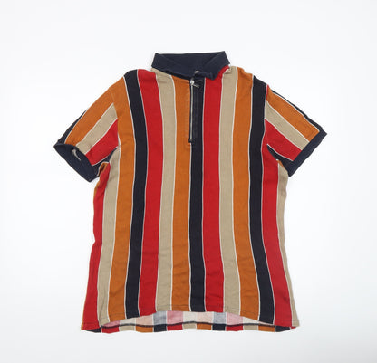 Mens UK Size L Zara Man 100% Cotton Polo Shirt