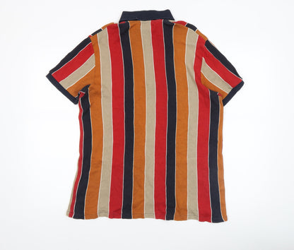 Mens UK Size L Zara Man 100% Cotton Polo Shirt