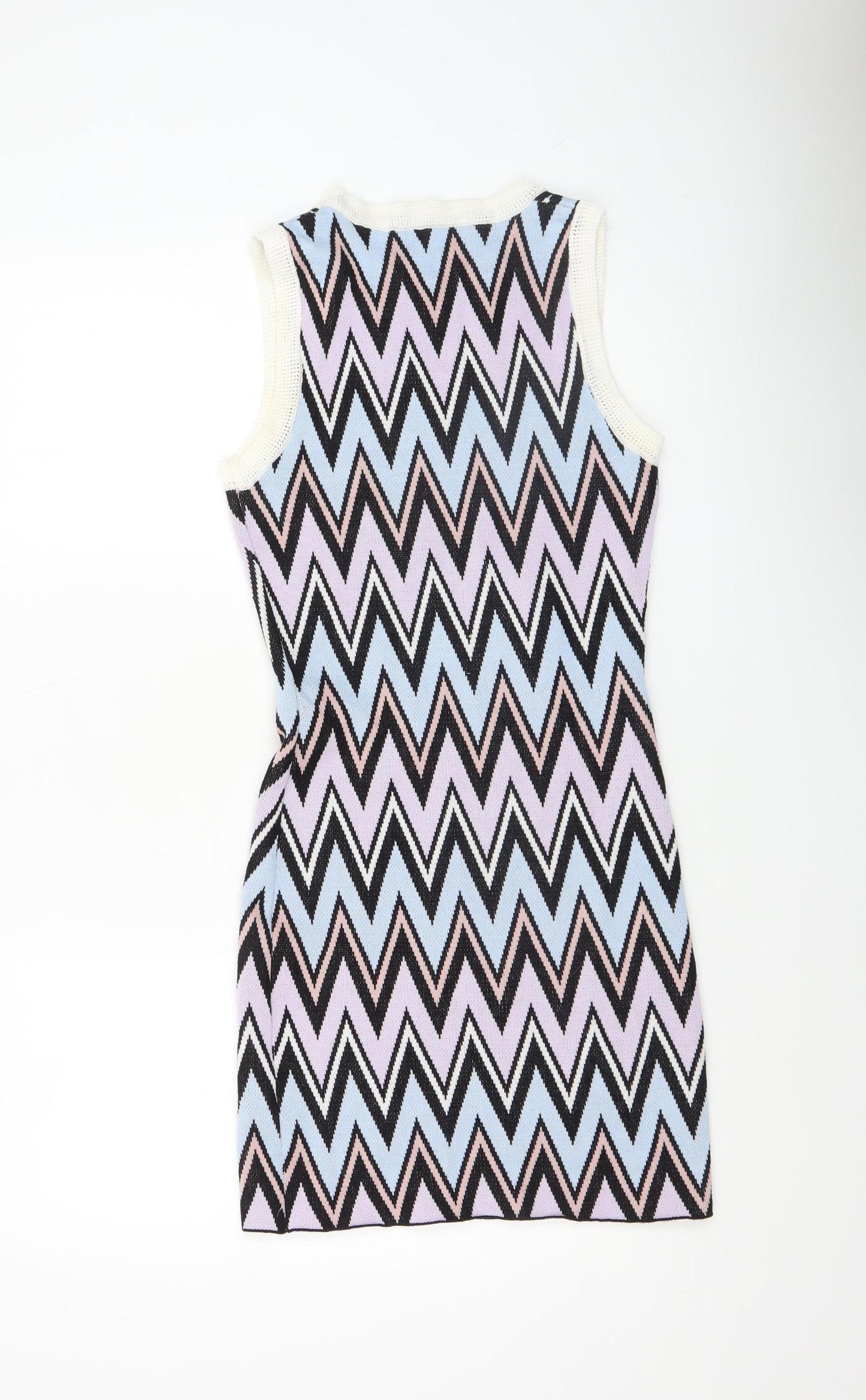 Womens UK Size S FLAM Mode Bodycon Dress