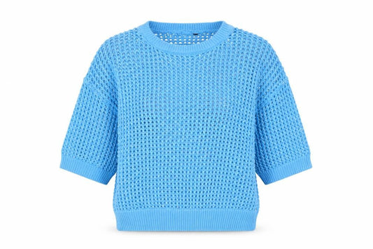 Womens UK Size M Peacocks Blue Pullover Jumper