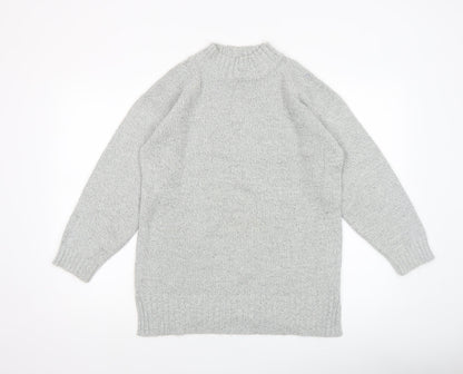Womens UK Size S Mixed Spice Grey Pullover Jumper