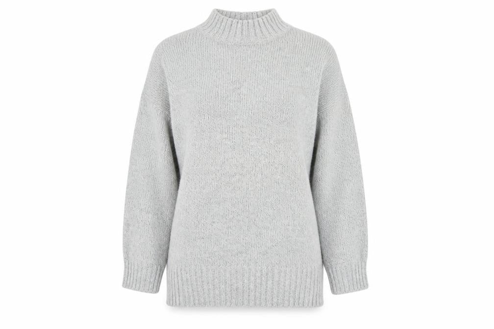 Womens UK Size S Mixed Spice Grey Pullover Jumper