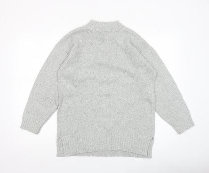Womens UK Size S Mixed Spice Grey Pullover Jumper
