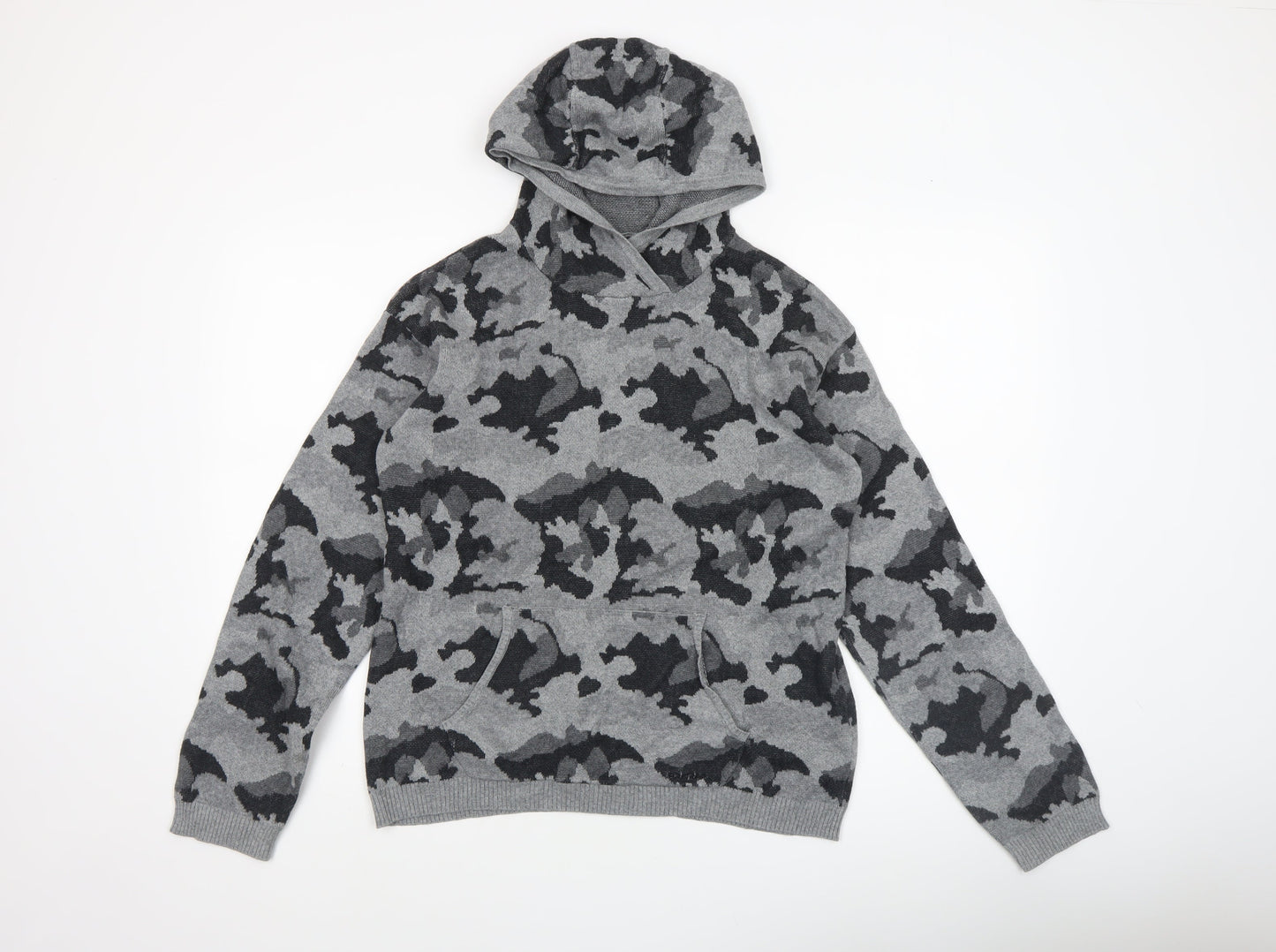 Boys UK Size 13 Years Firetrap Grey Pullover Jumper