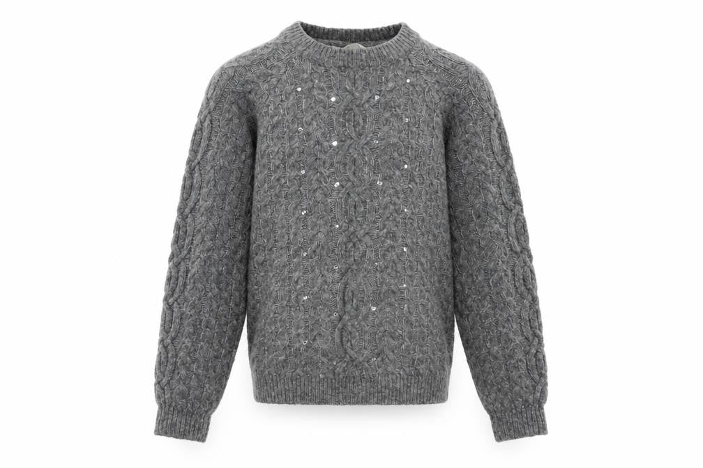 Girls UK Size 12 Years John Lewis & Partners Grey Pullover Jumper
