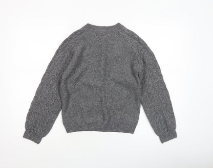 Girls UK Size 12 Years John Lewis & Partners Grey Pullover Jumper