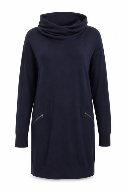 Womens UK Size 16 John Rocha Blue Tunic Jumper