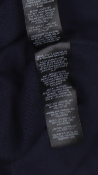 Womens UK Size 16 John Rocha Blue Tunic Jumper