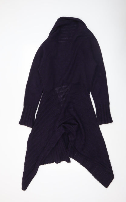 Womens UK Size M Marks and Spencer Purple Cardigan Jumper