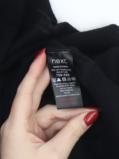 Mens UK Size M NEXT Black Pullover Jumper