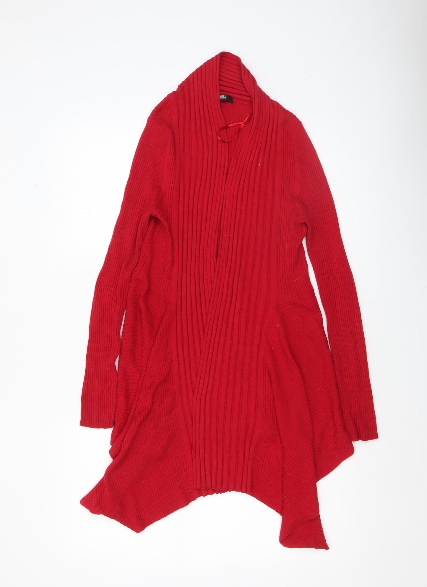 Womens UK Size 12 Marks and Spencer Red Cardigan Jumper