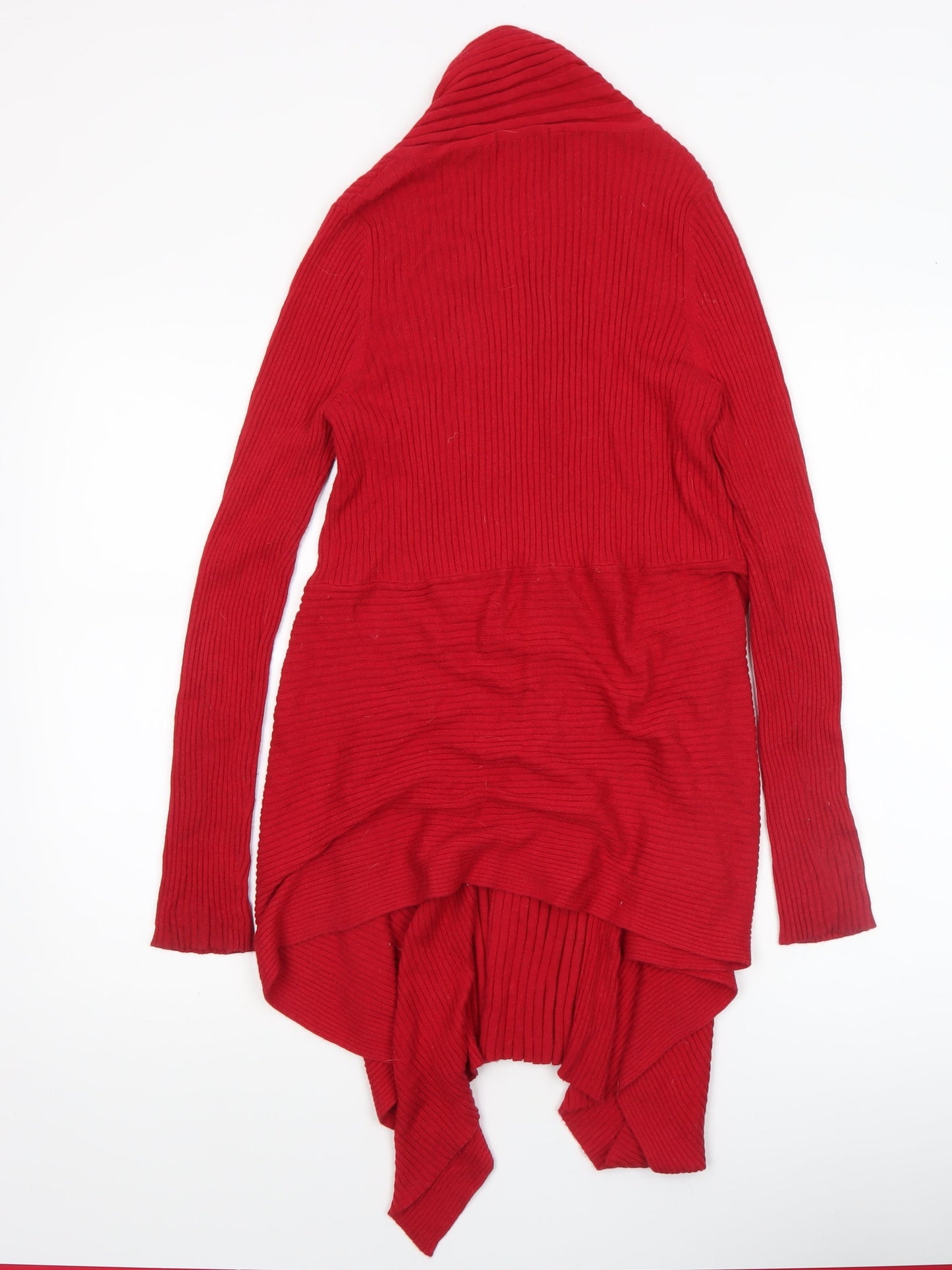 Womens UK Size 12 Marks and Spencer Red Cardigan Jumper