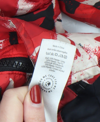Boys UK Size 5-6 Years George Red Puffer Jacket
